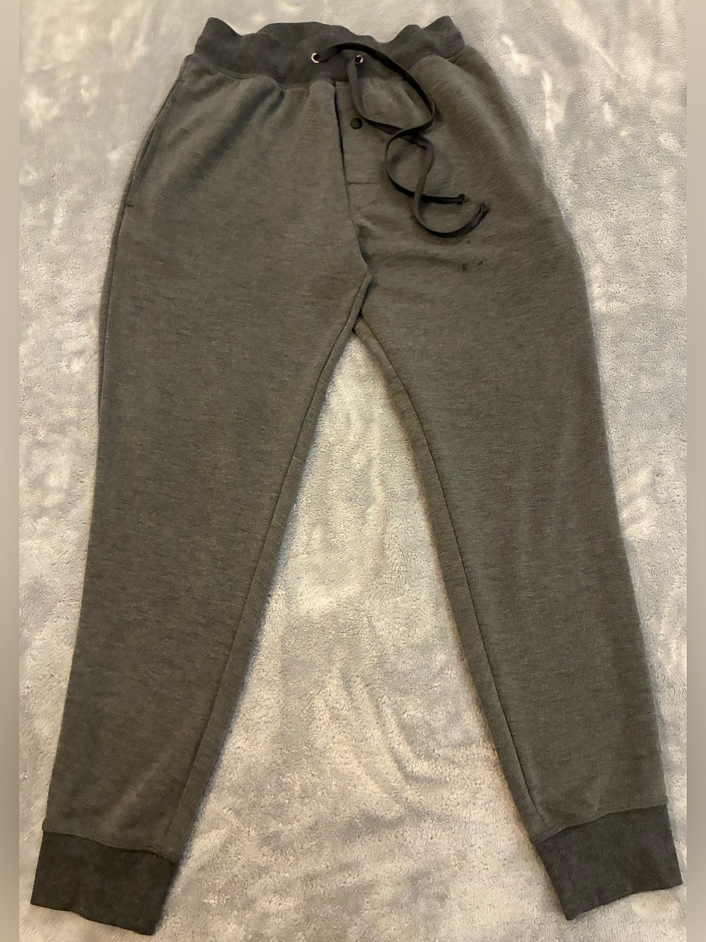 Women’s Fruit of the Loom Gray Drawstring Jogger Pants Size Small
